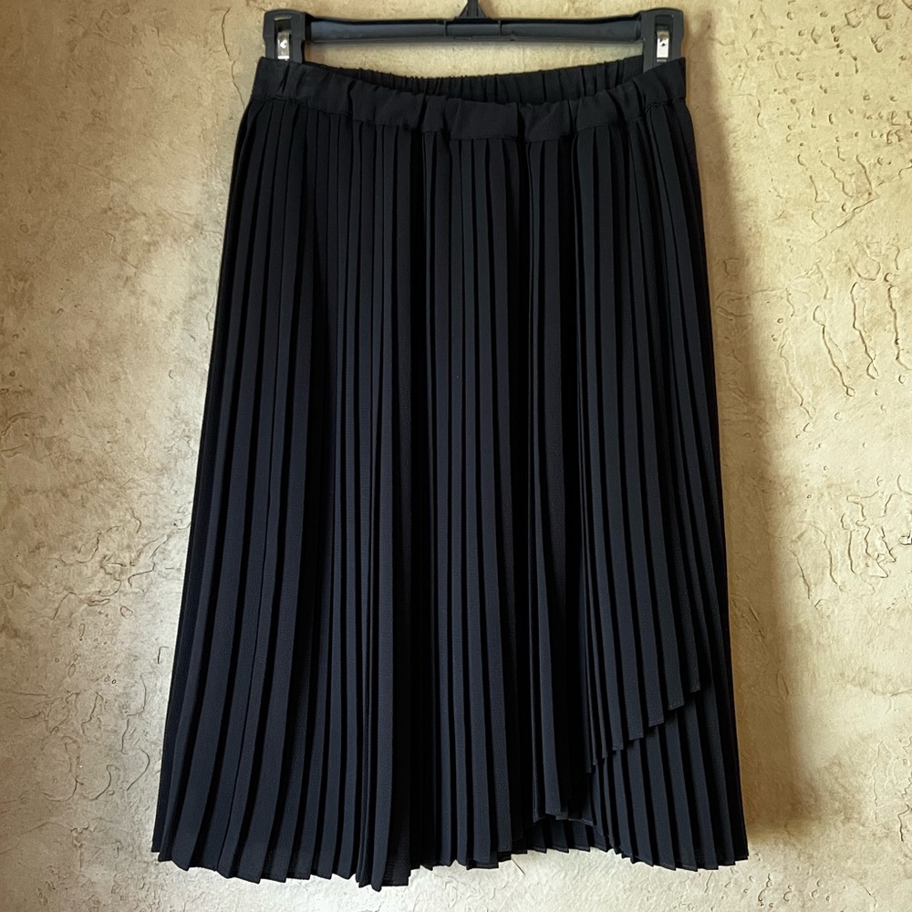 Black Pleated Skirt